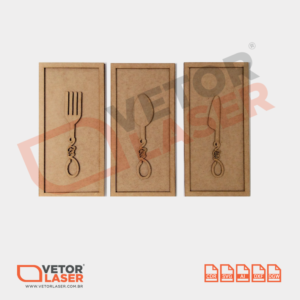 Vetor Quadro Decorativo para corte Laser em MDF