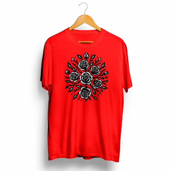 Flores Rosas Mandala - Arquivos Vetorizados SVG, DXF, CDR, PDF, PNG, Ai e EPS - Imagem 2