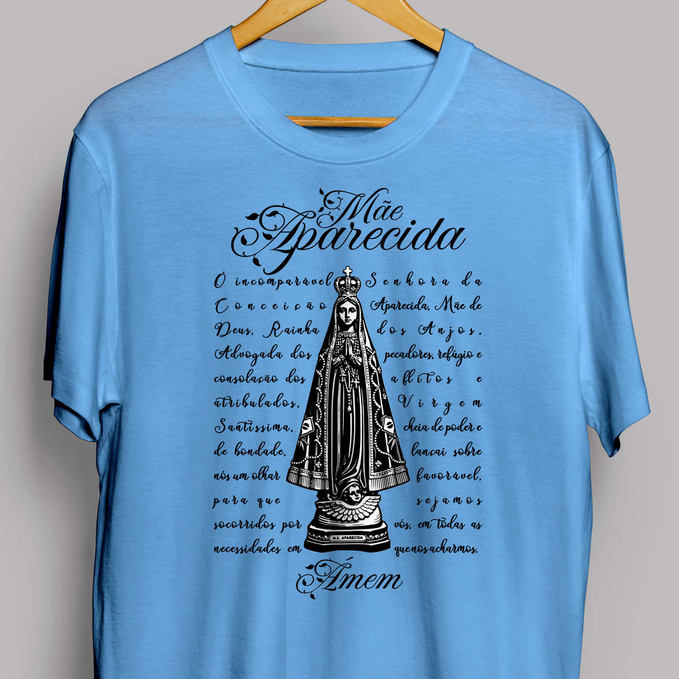 Imagem de Nossa Senhora Aparecida Vetorizada SVG para camisetas