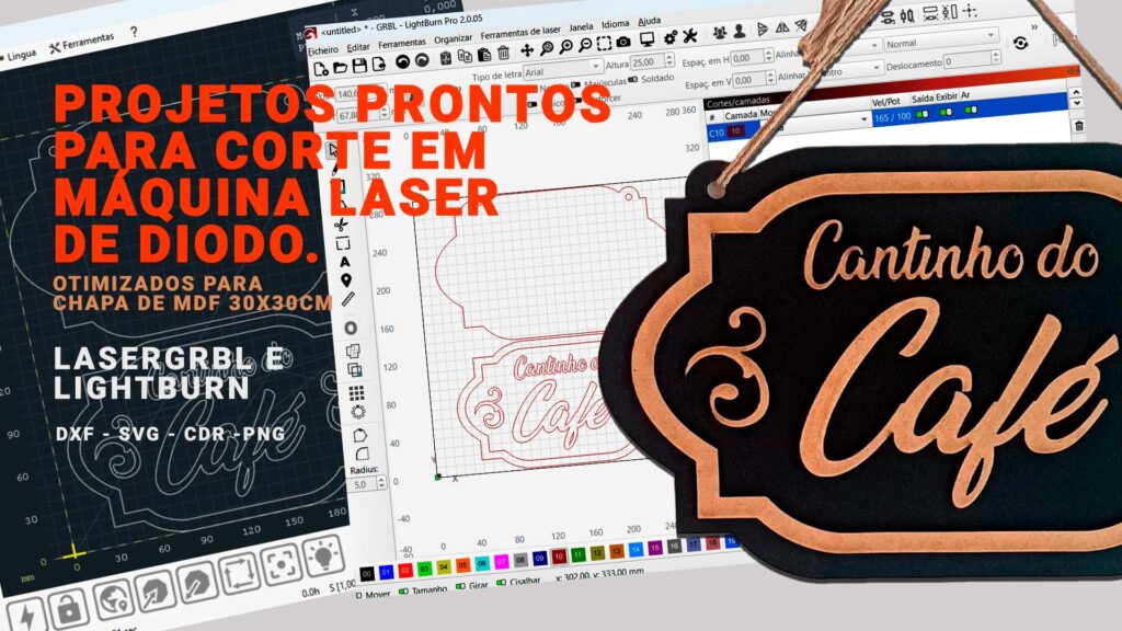 Pacote de Arquivos para Corte Laser GBRL